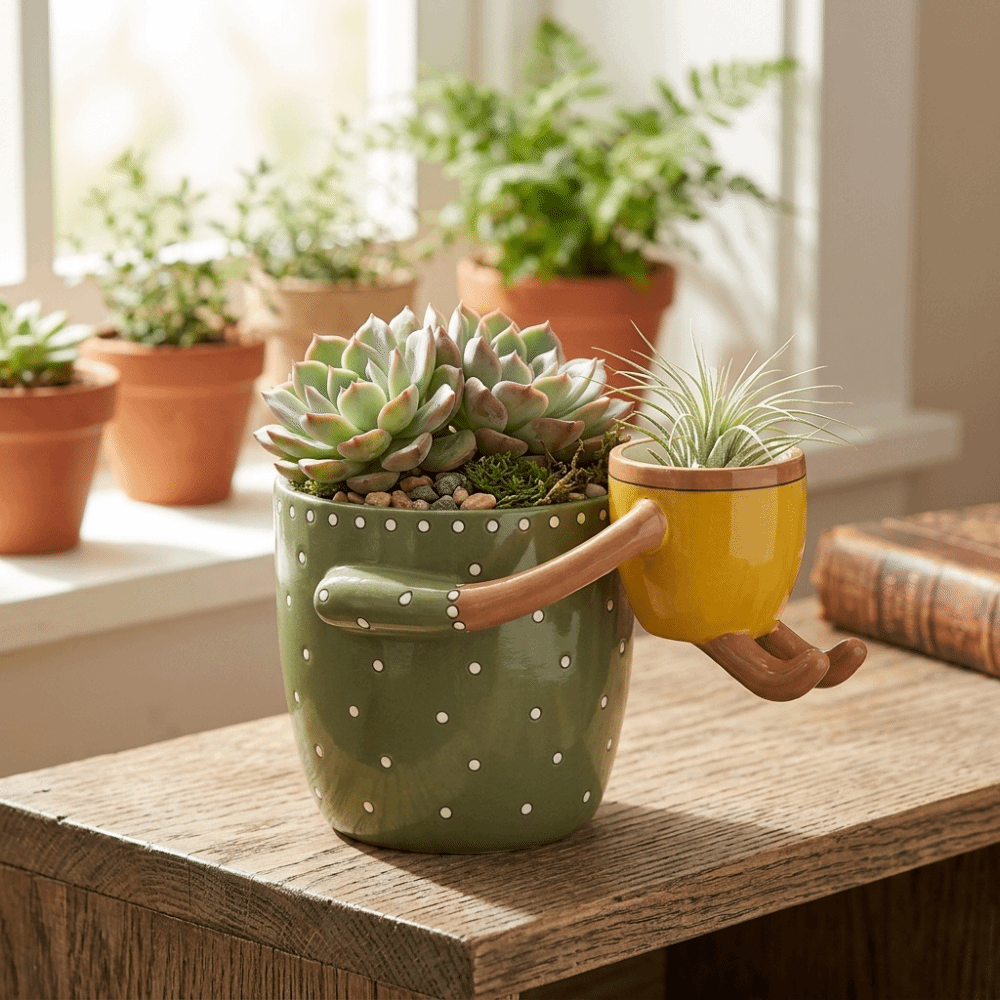 Resin Parent-child Flowerpot w - огляд і ціна Plant Parental
